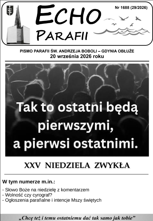 Okładka Echa Parafii 29/2026