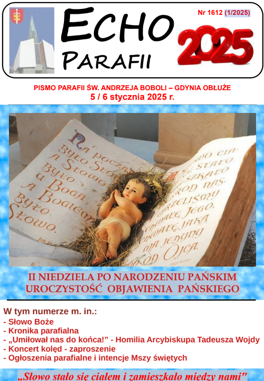 Okładka Echa Parafii 1/2025