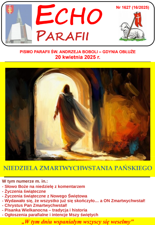 Okładka Echa Parafii 16/2025