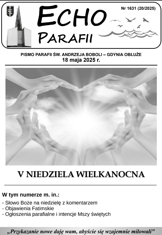 Okładka Echa Parafii 20/2025