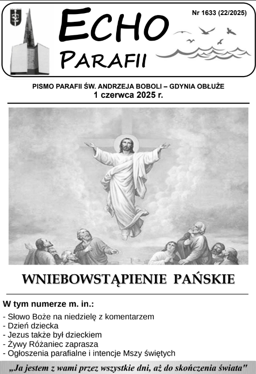 Okładka Echa Parafii 22/2025