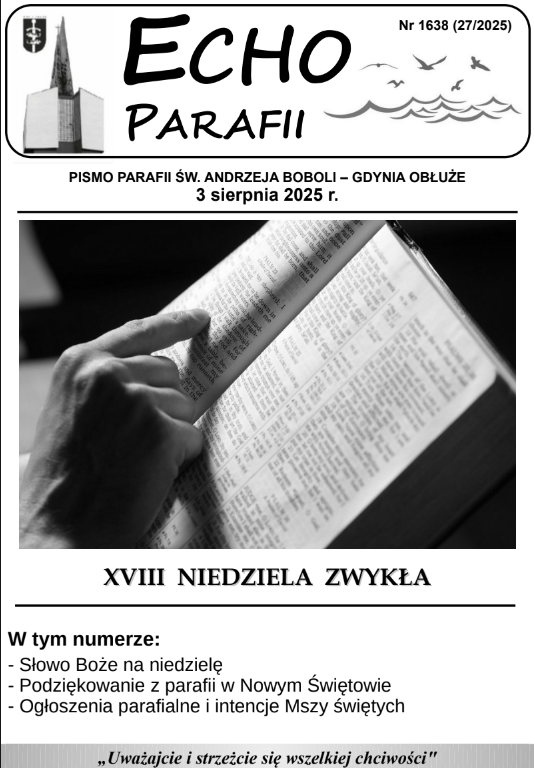 Okładka Echa Parafii 27/2025