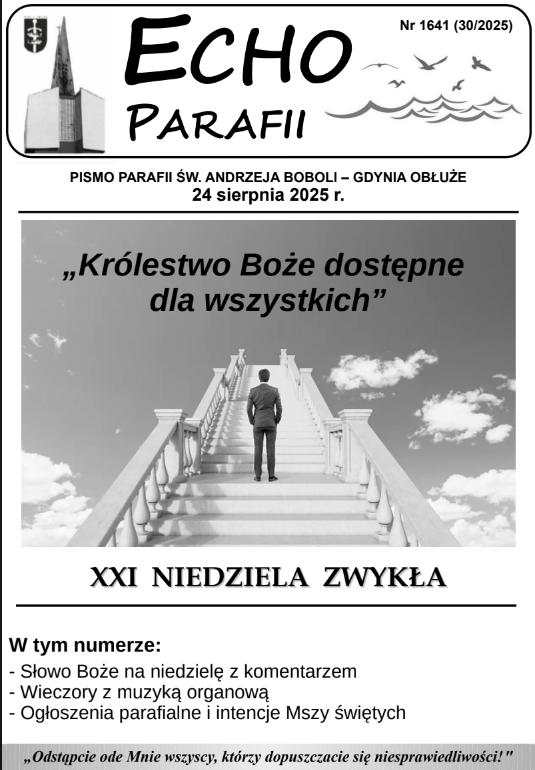 Okładka Echa Parafii 30/2025