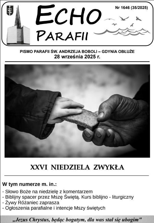 Okładka Echa Parafii 35/2025