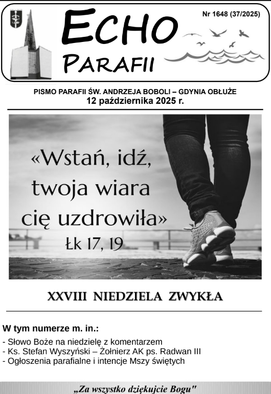 Okładka Echa Parafii 37/2025
