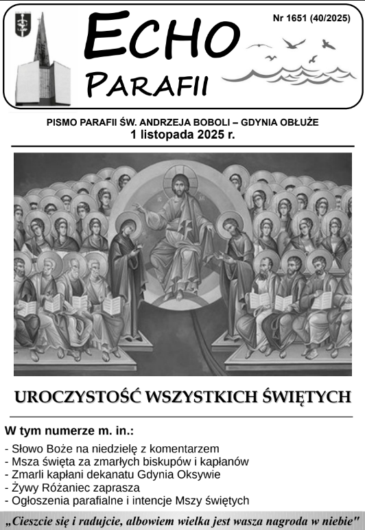 Okładka Echa Parafii 40/2025
