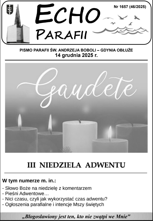 Okładka Echa Parafii 46/2025