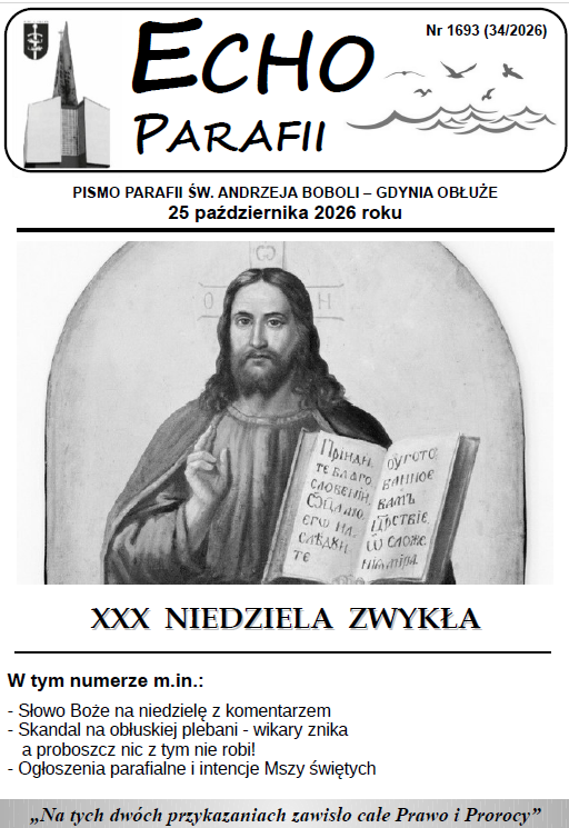 Okładka Echa Parafii 34/2026